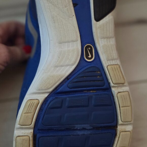 Mens Nike Lunarlon Lunarglide 4 Running Walking Sneakers Blue Size 11 - Picture 11 of 11
